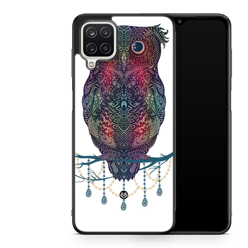 Samsung Galaxy A12 Case - Mandala Owl