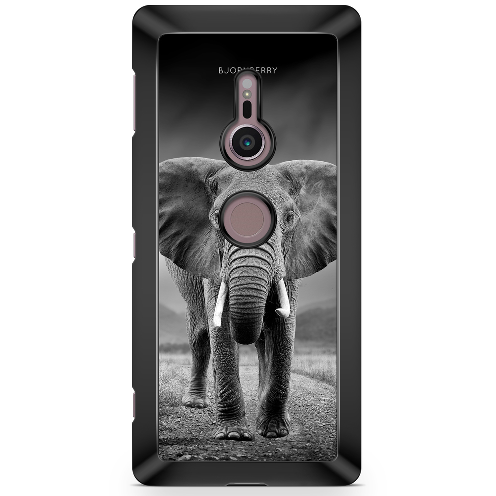 Sony Xperia XZ2 Case  - Black/White Elephant