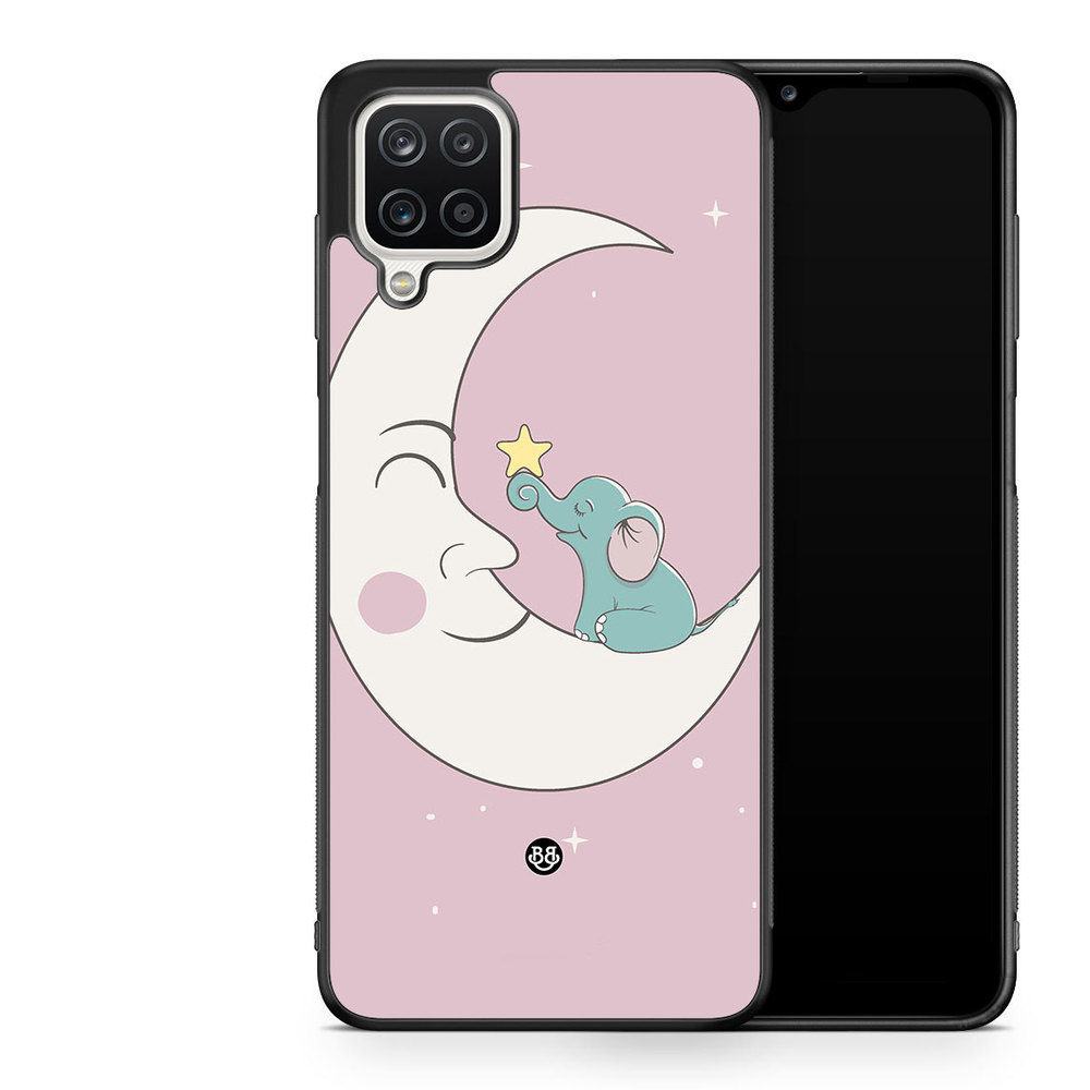 Samsung Galaxy A12 Case - Elephant Moon