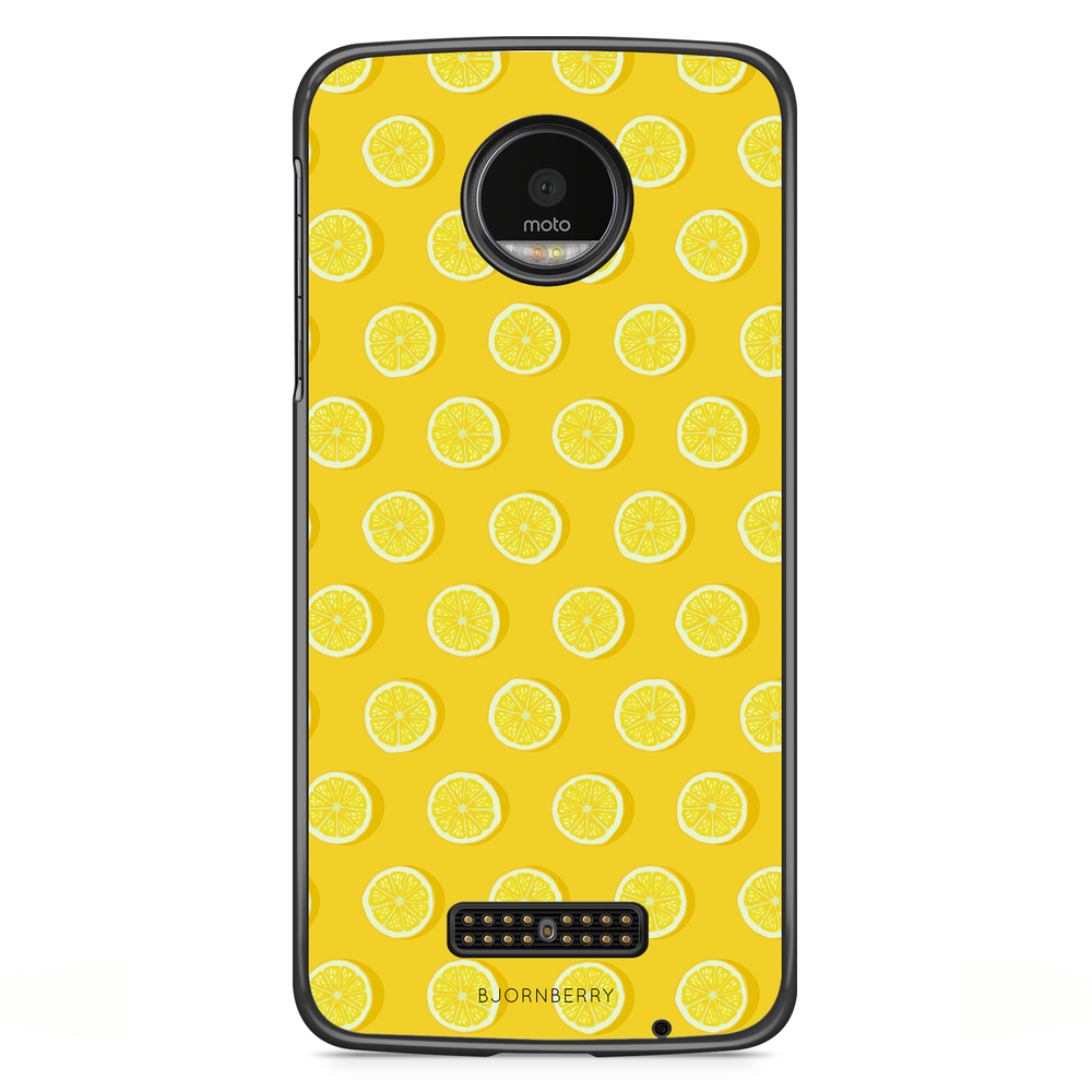 Motorola Moto Z Case - Lemon Pattern