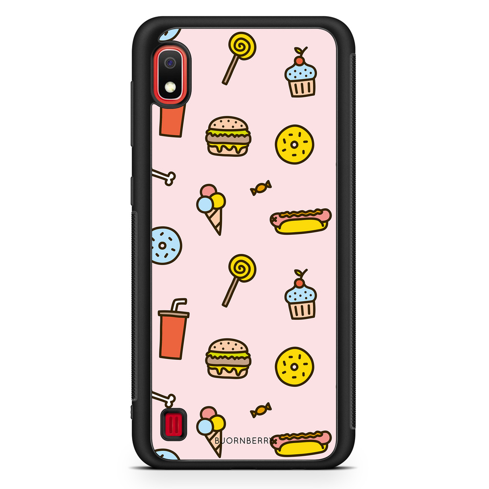 Samsung Galaxy A10 Case - Junk Food Pattern