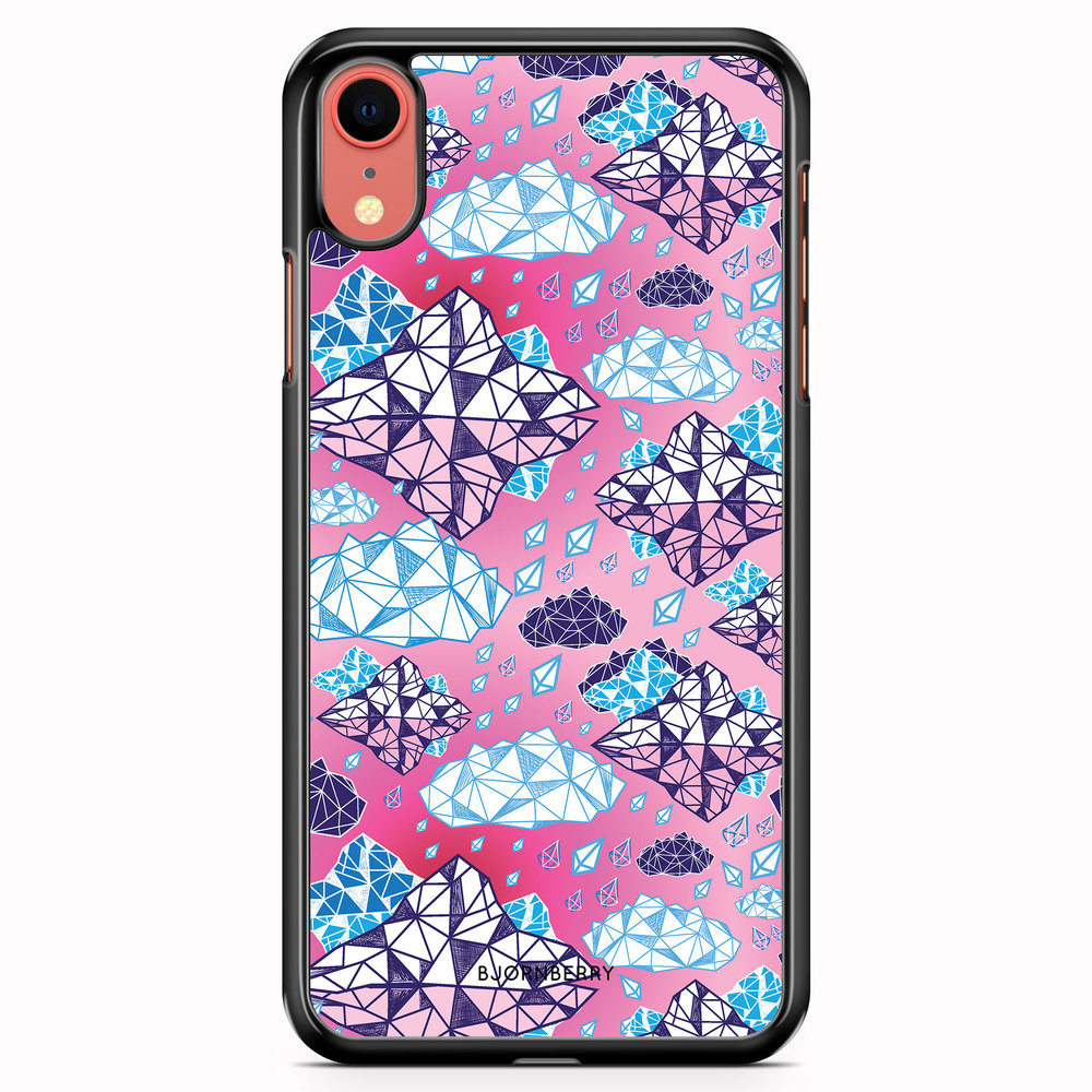 iPhone XR Case - Geometric Clouds