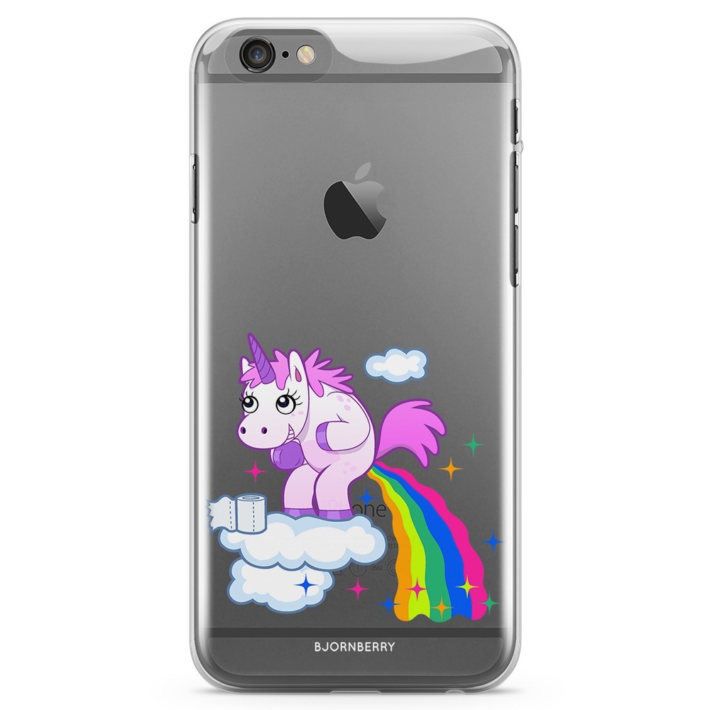iPhone 6 Plus/6s Plus TPU Case - Pooping Unicorn