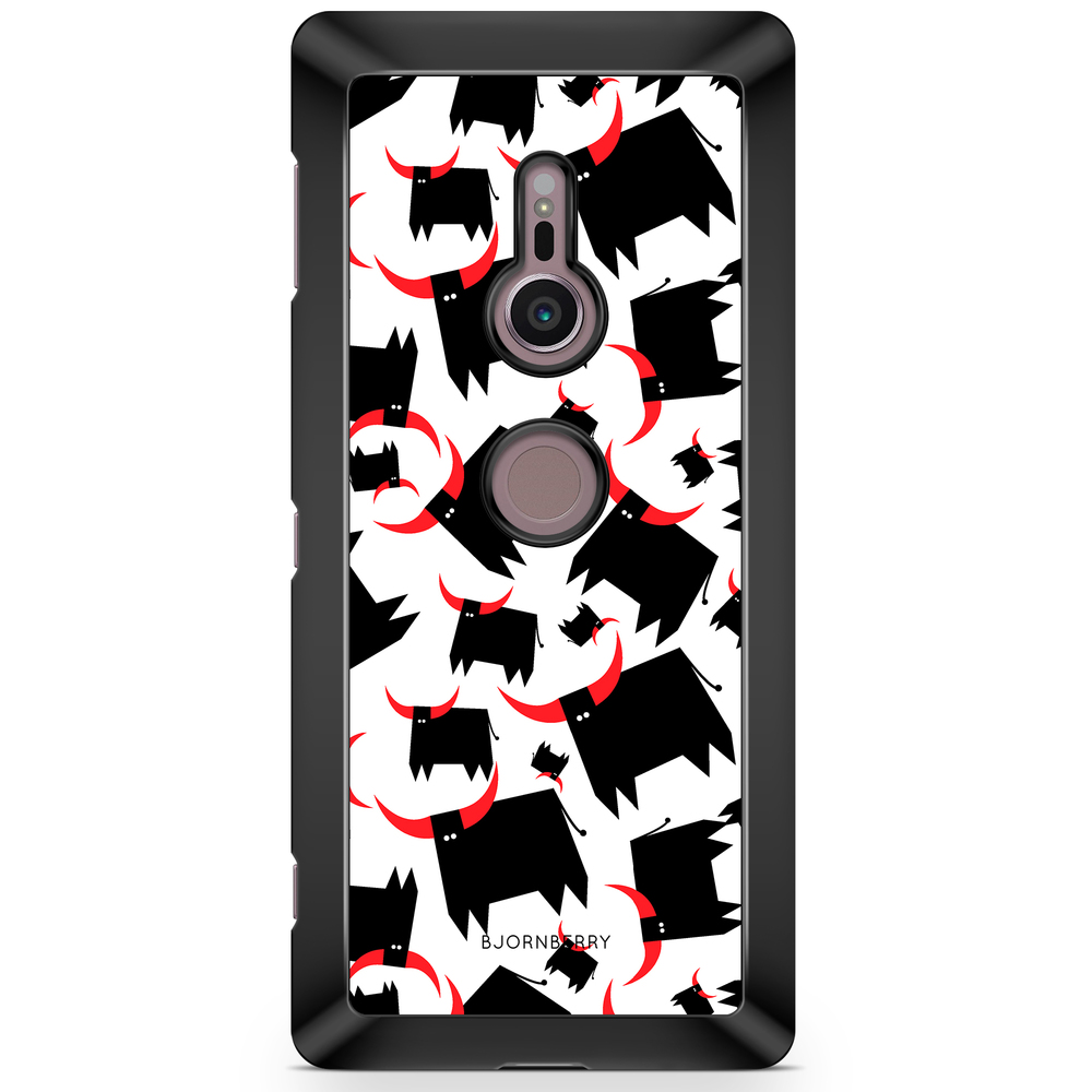 Sony Xperia XZ2 Case  - Bull Red Horns