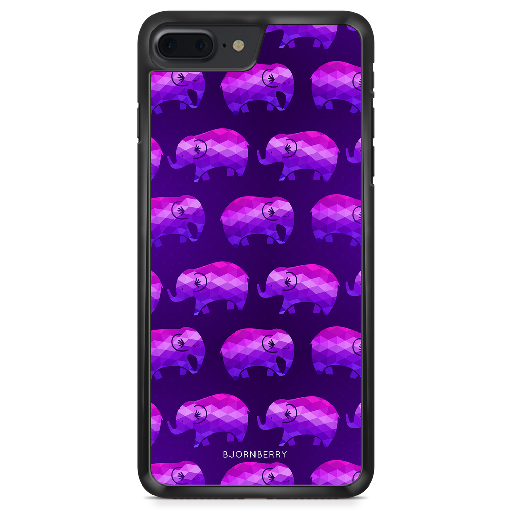 iPhone 8 Plus Case - Purple Elephant