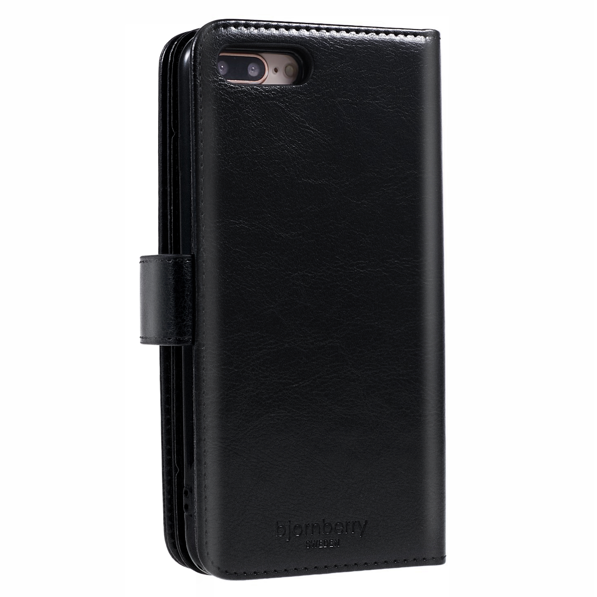 iPhone 7 Plus/8 Plus Magnet Wallet Case 9 CARD - MONOGRAM - Svart - 5
