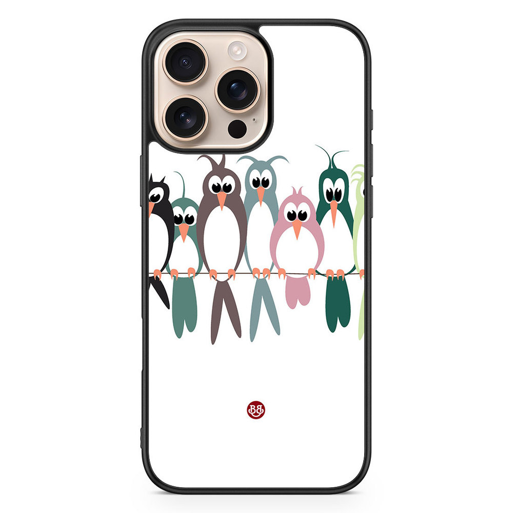 iPhone 16 Pro Max Case - Birds on a string