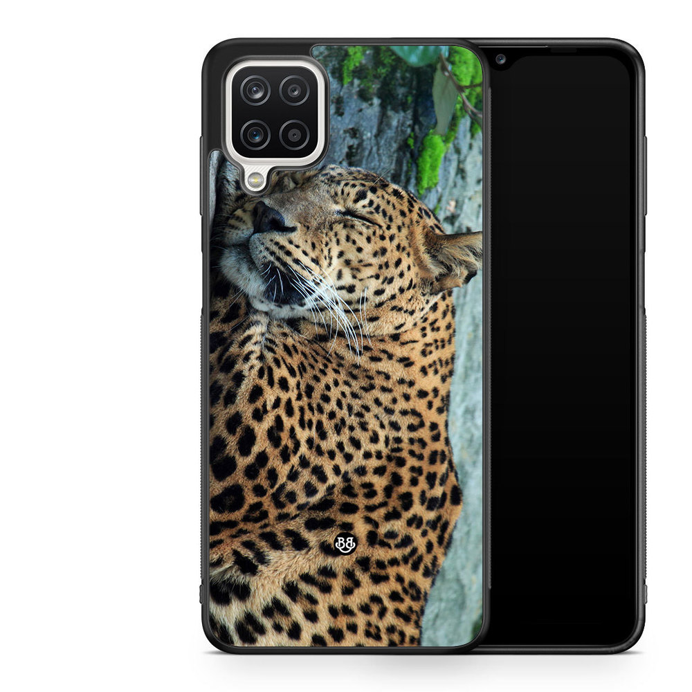 Samsung Galaxy A12 Case - Sleeping Leopard