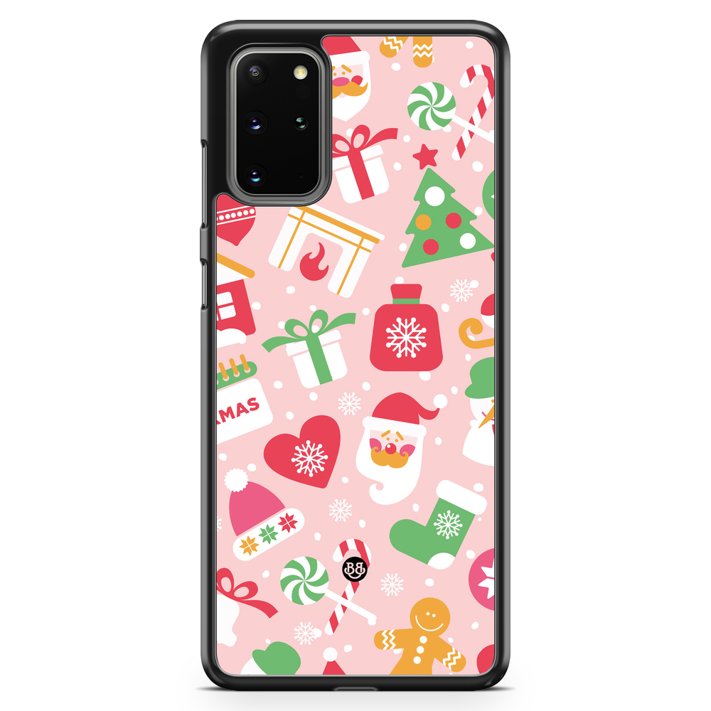 Samsung Galaxy S20 Plus Case - Pink Christmas