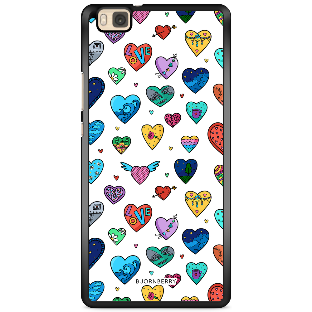 Huawei P8 Lite Case - Hearts
