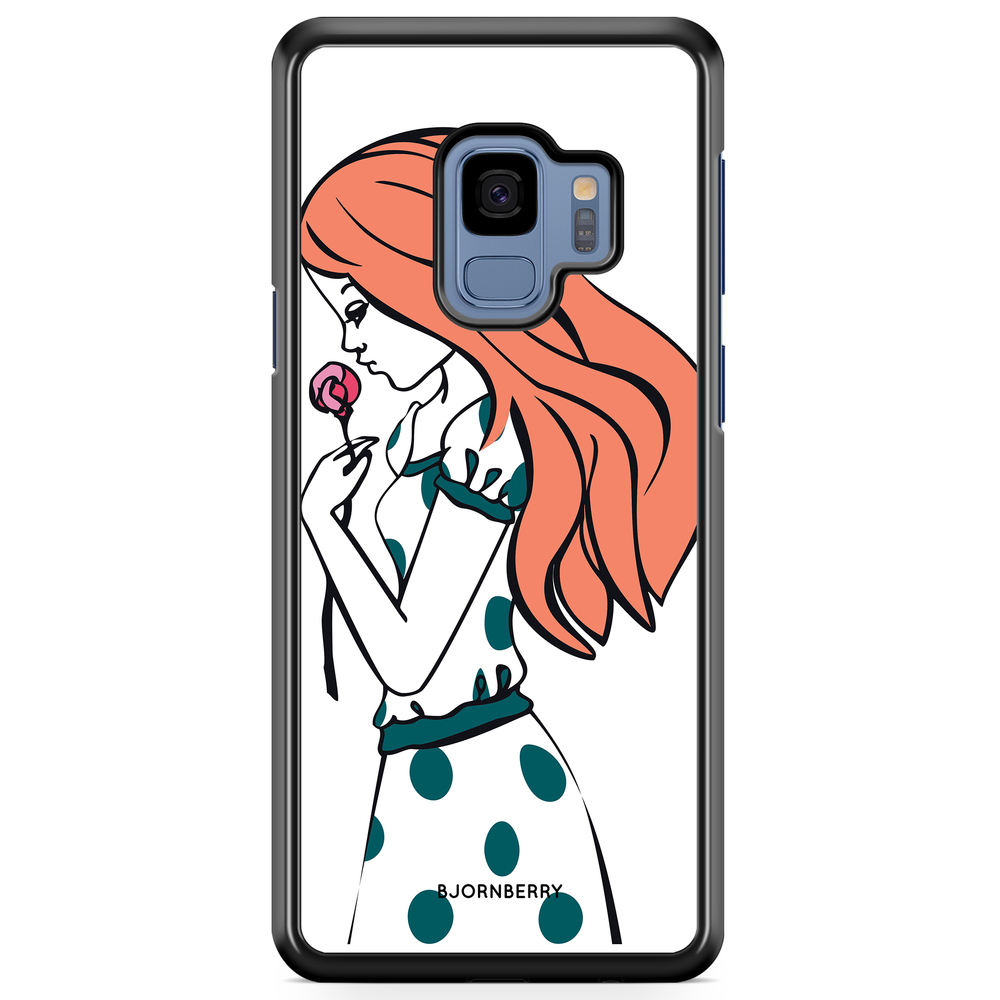 Samsung Galaxy S9 Case - Girl Rose