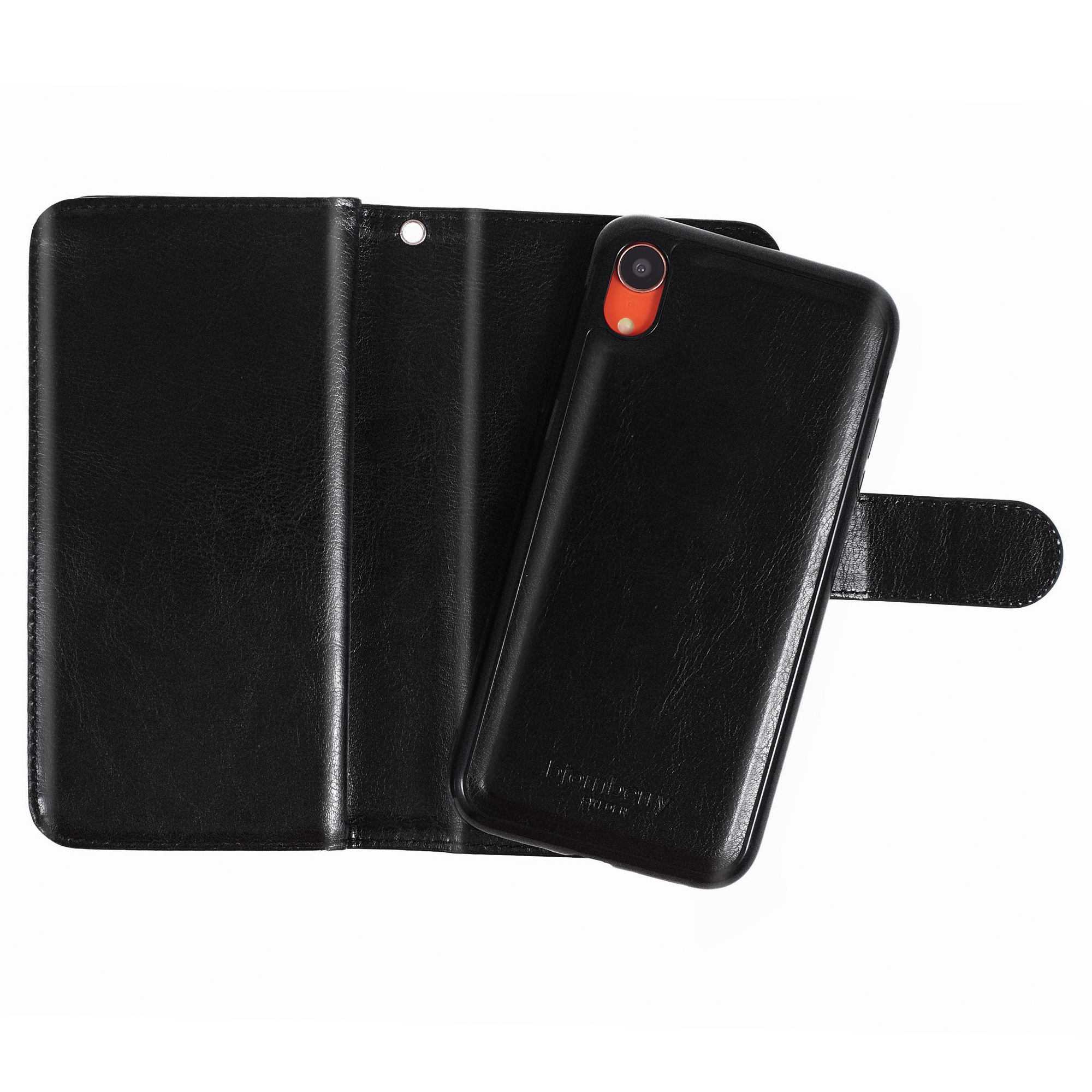 iPhone XR Magnet Wallet Case 9 CARD - MONOGRAM - Svart - 5
