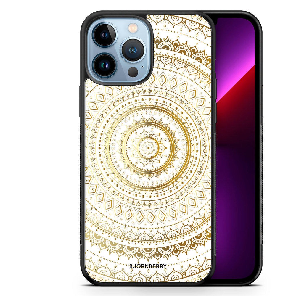 iPhone 13 Pro Max Case - Gold Mandala
