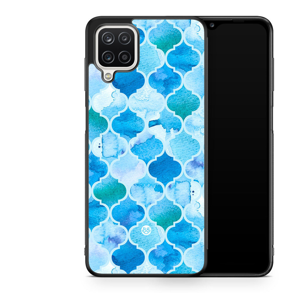 Samsung Galaxy A12 Case - Watercolor Moroccan
