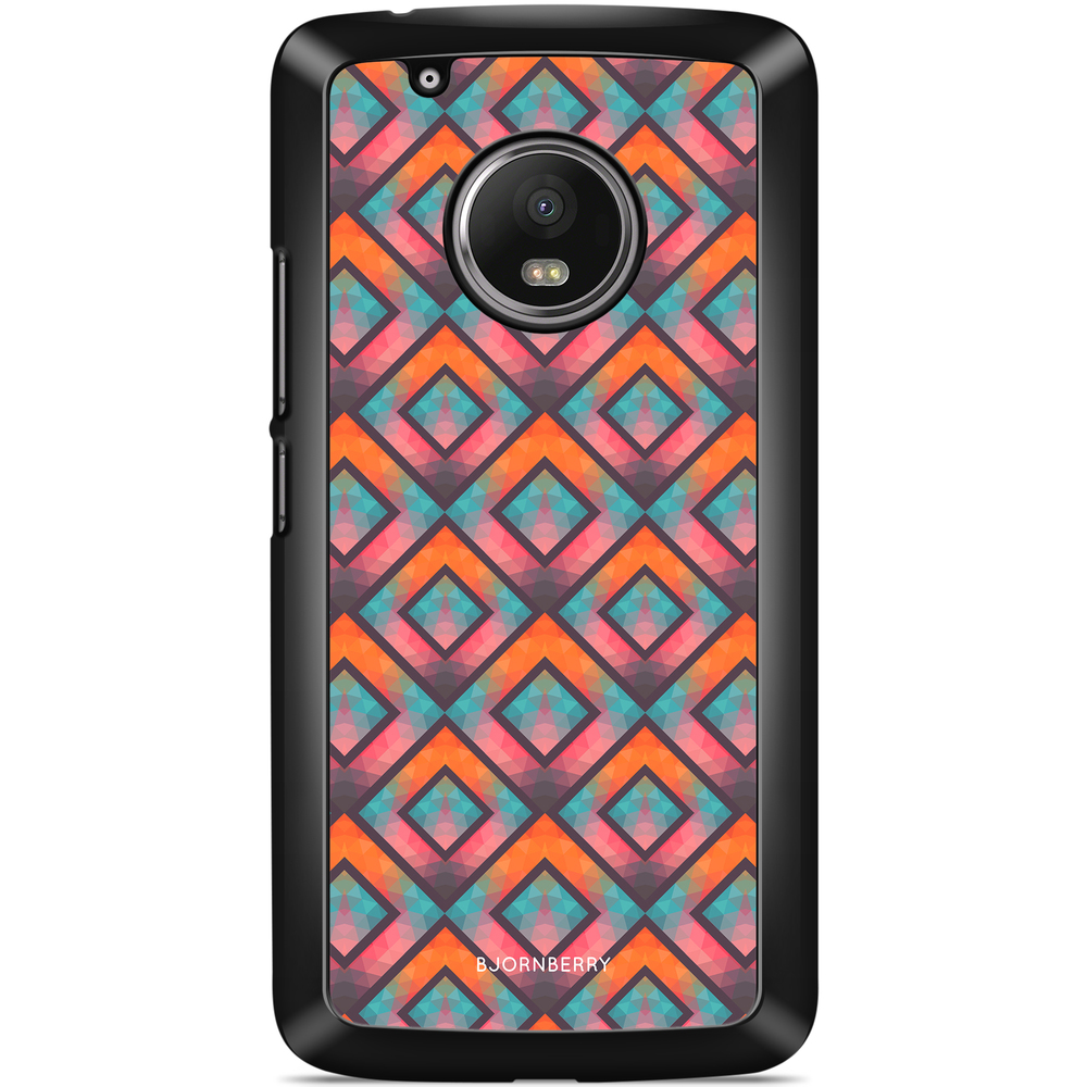 Moto G5 Plus Case - Retro Squares