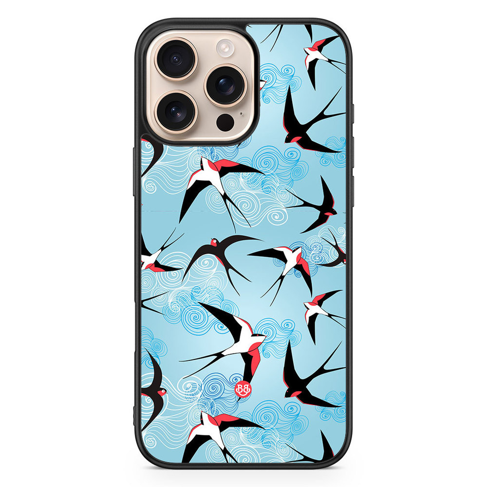 iPhone 16 Pro Max Case - Swallows