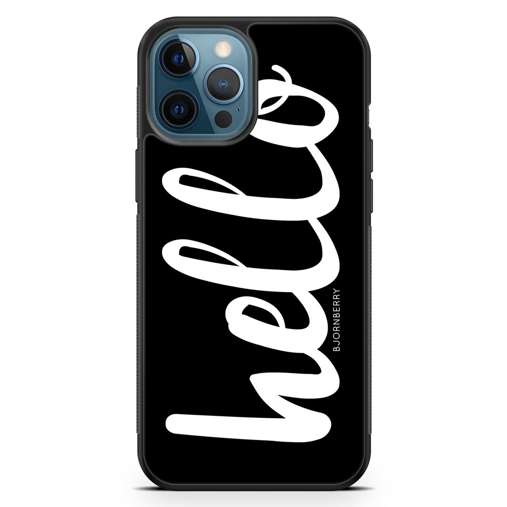 iPhone 12 Pro Case - Hello White