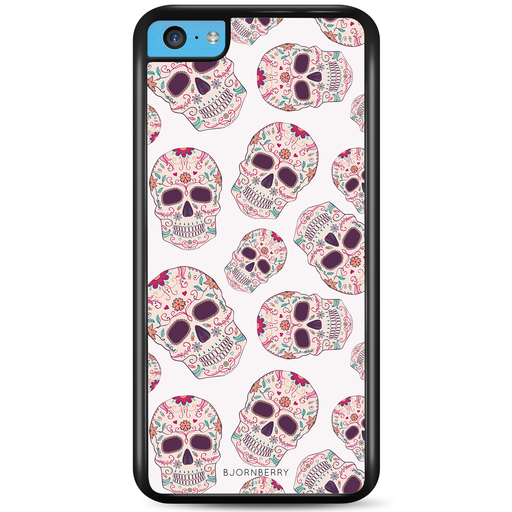 iPhone 5C Case - Calavera Skulls