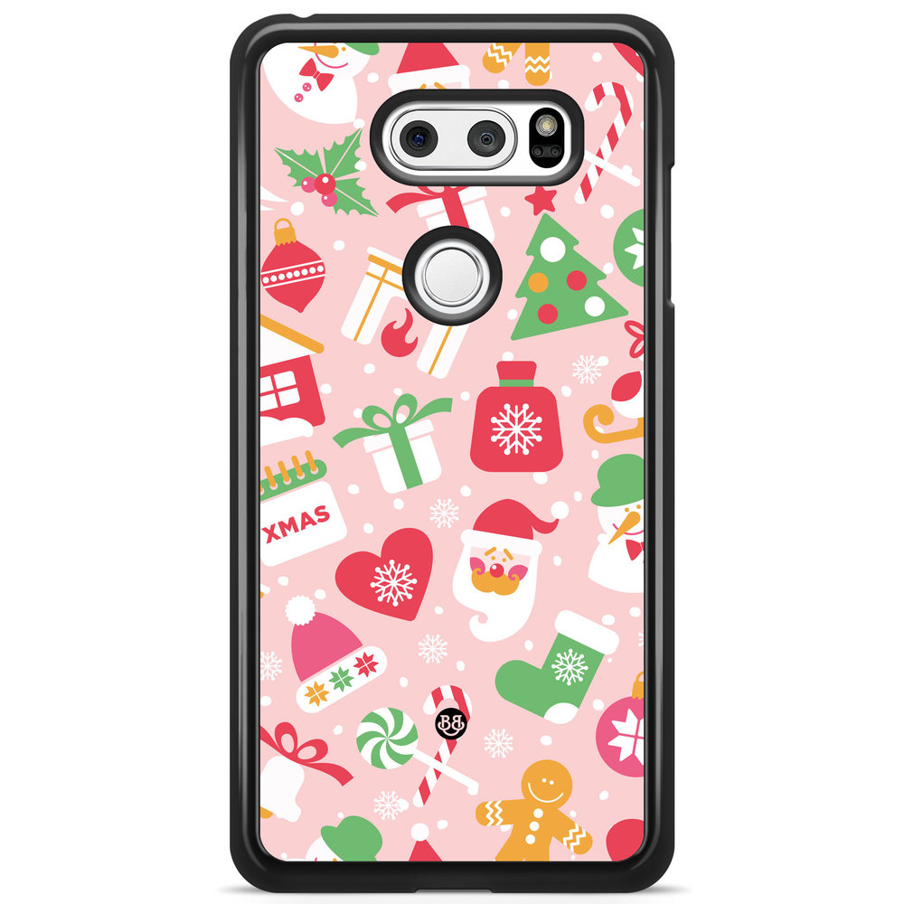 LG V30 Case - Pink Christmas