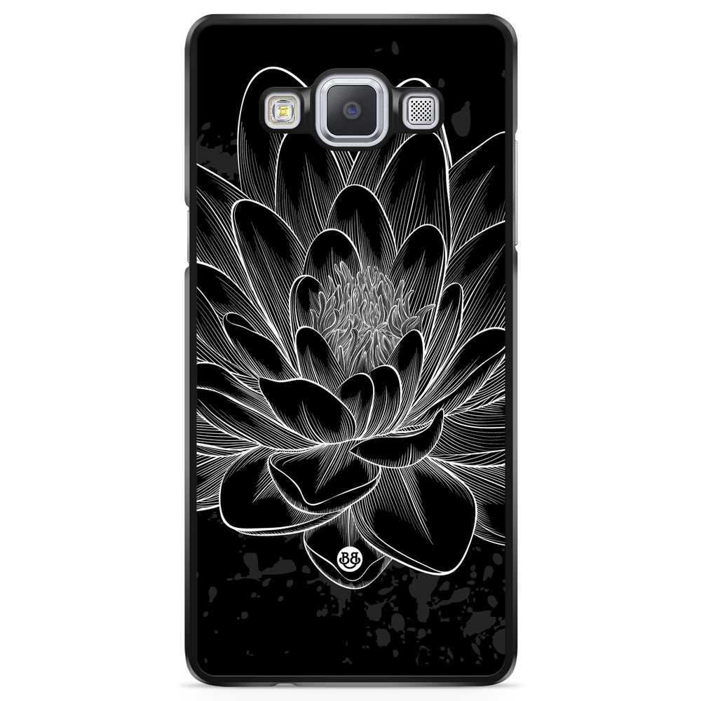 Samsung Galaxy A5 (2015) Case - Black/White Lotus
