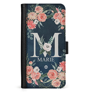 Xiaomi Redmi Note 12 Pro 5G Custom Wallet Case - Monogram Name