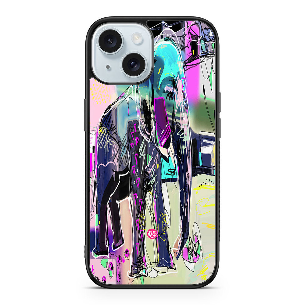 iPhone 15 Case - Abstract Elephant