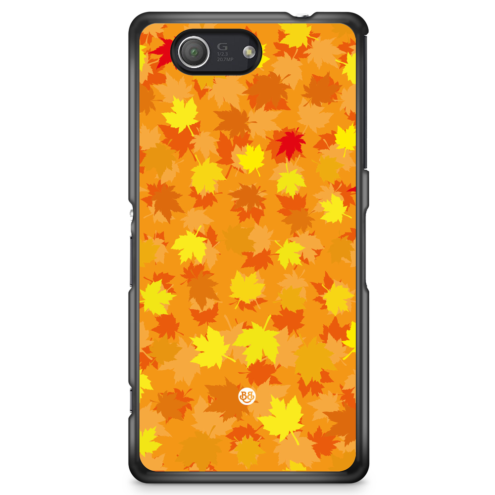 Sony Xperia Z3 Compact Case - Orange leaves