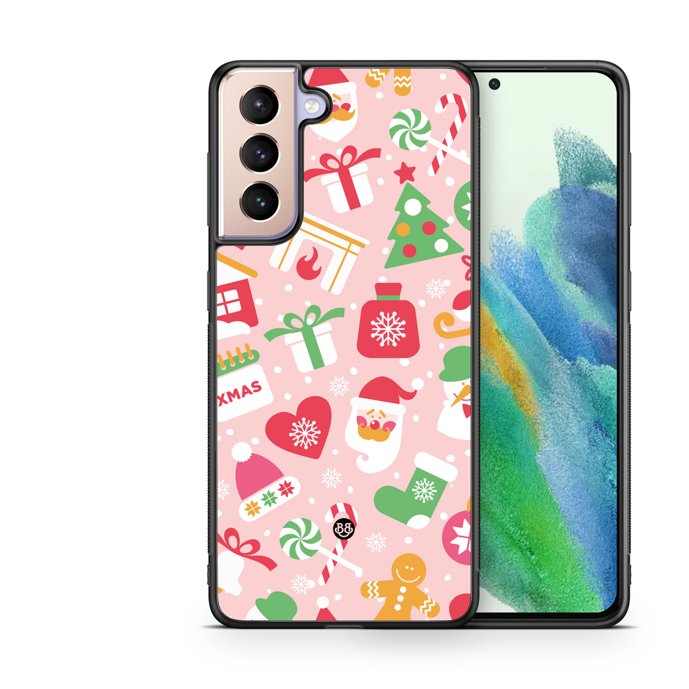 Samsung Galaxy S21 FE 5G Case - Pink Christmas