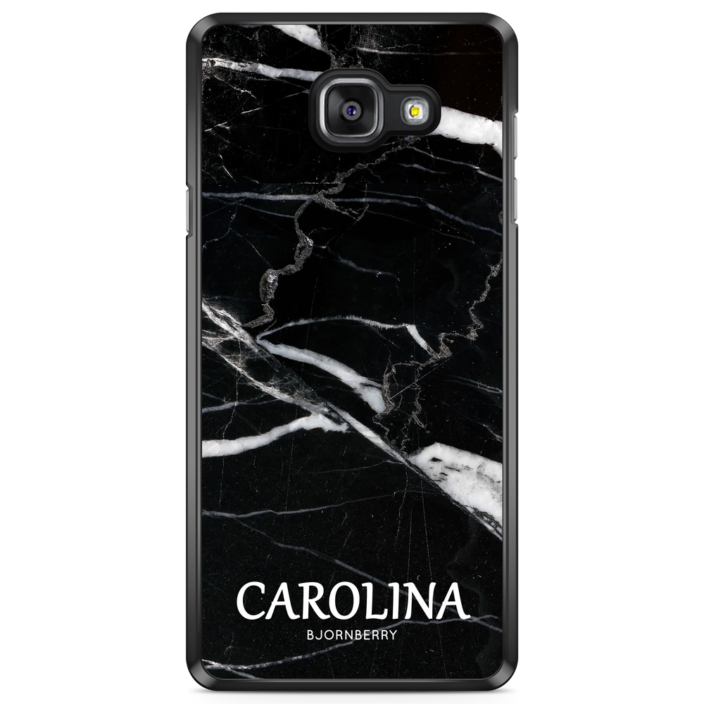 Samsung Galaxy A5 6 (2016) Case Custom - Black Marble Name