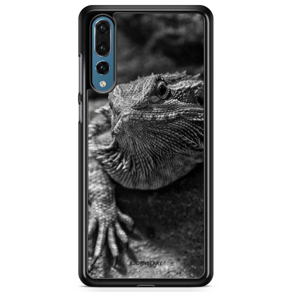 Huawei P20 Pro Case - Black/White Lizard