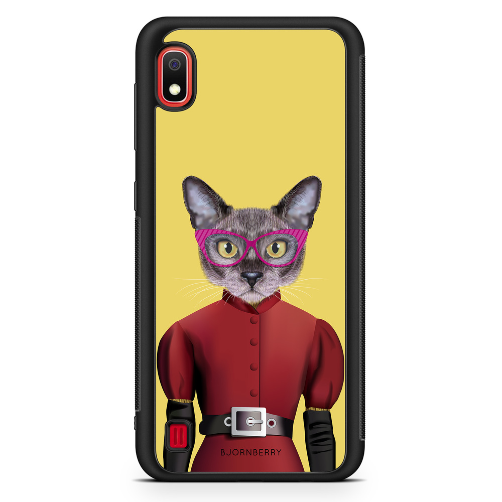 Samsung Galaxy A10 Case - Hipster Cat