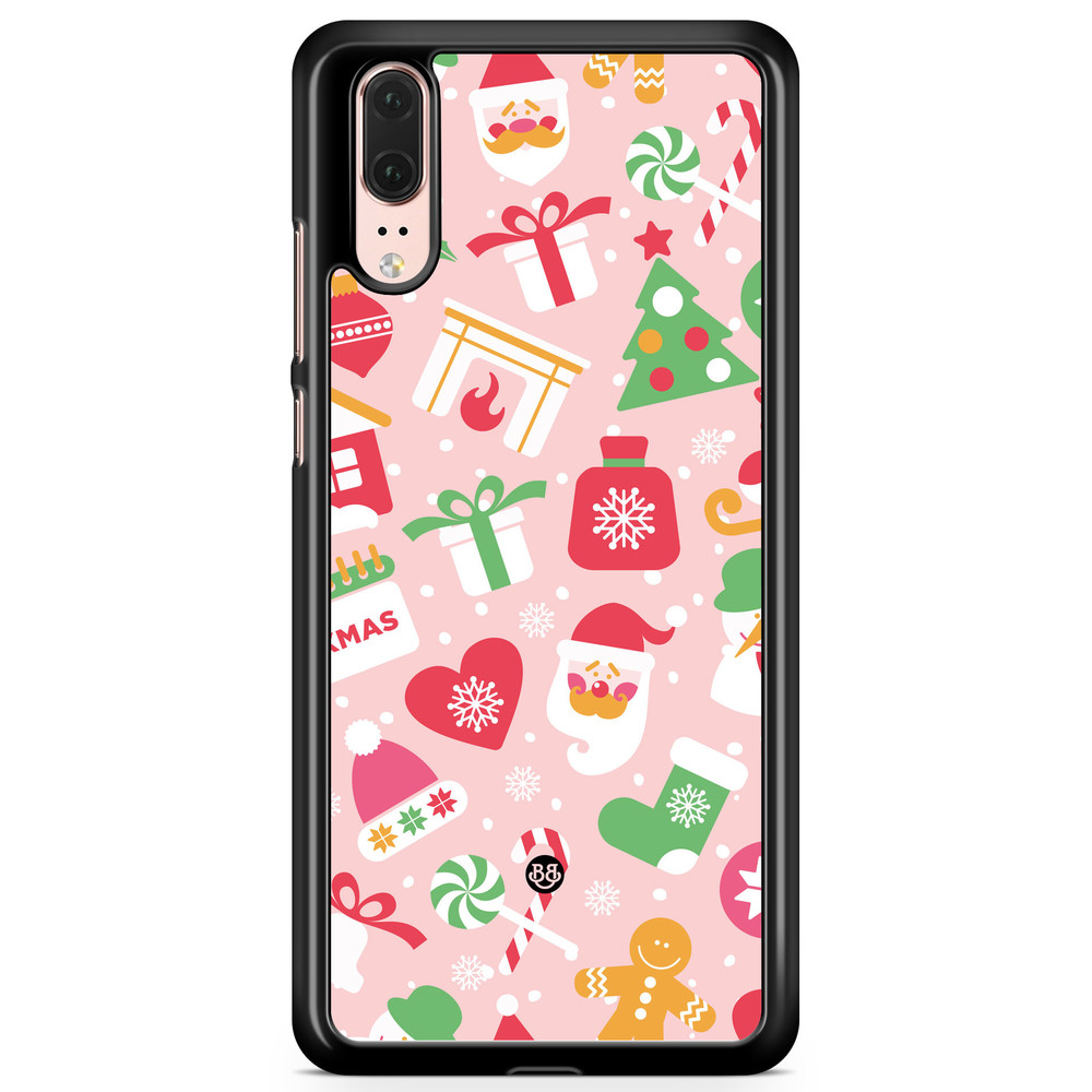 Huawei P20 Case - Pink Christmas