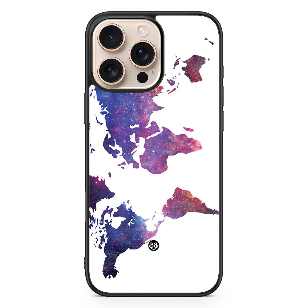 iPhone 16 Pro Max Case - World Map Space
