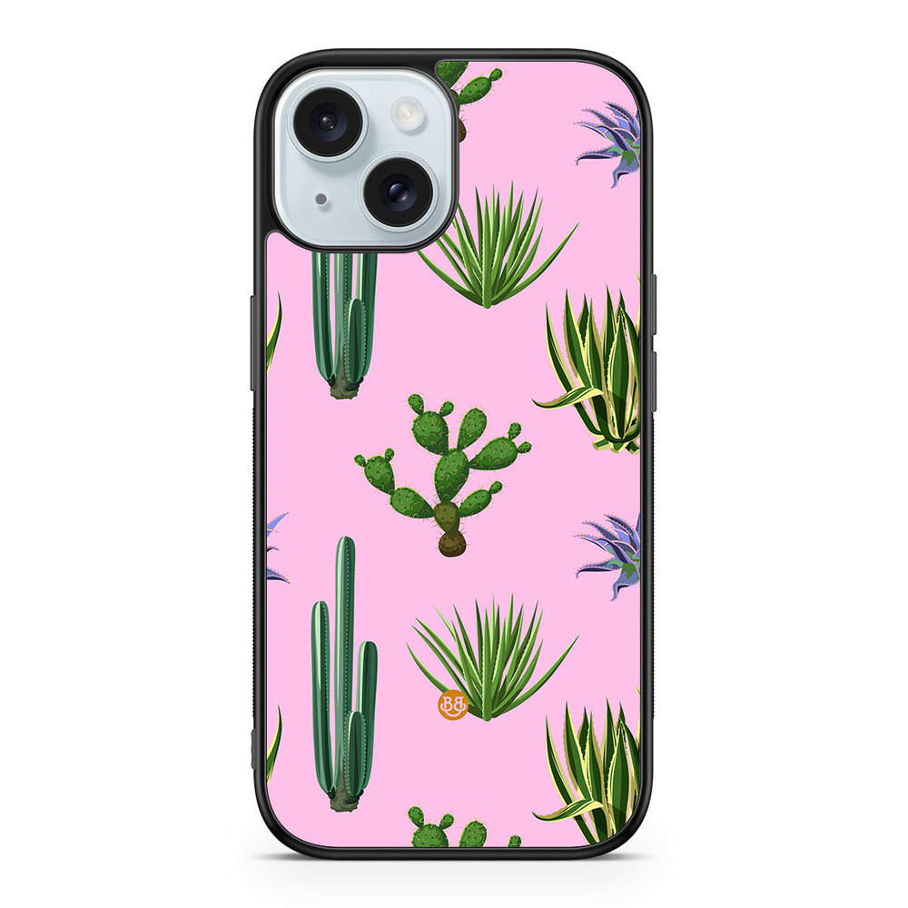 iPhone 15 Case - Cactus Pattern