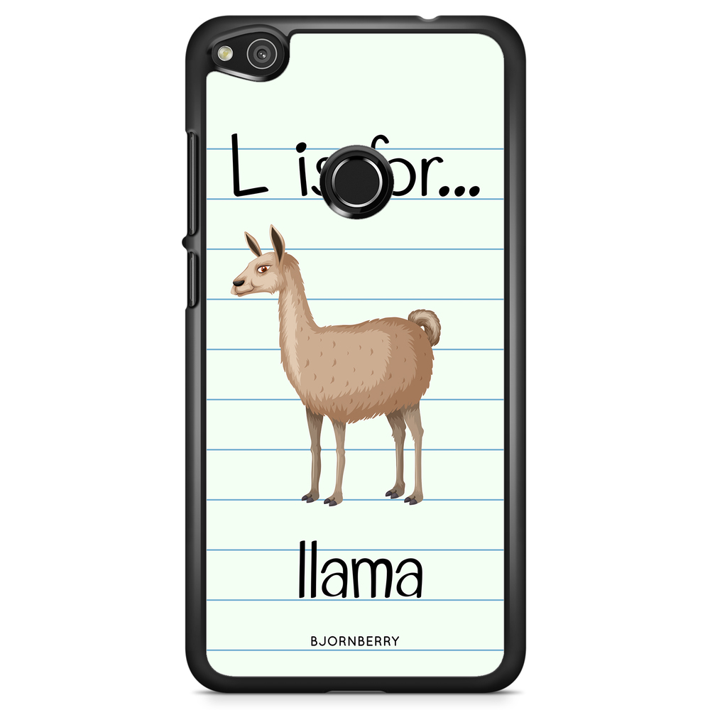 Huawei Honor 8 Lite Case - L Is For Llama