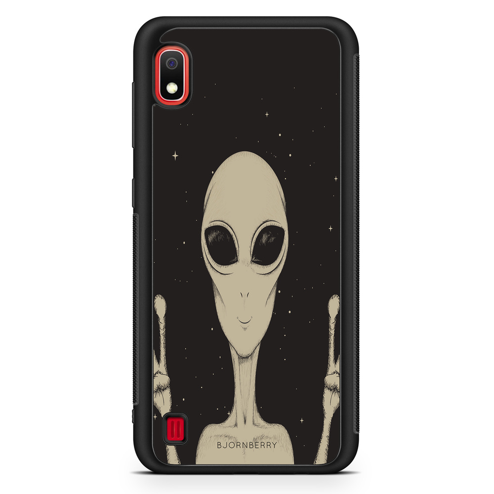 Samsung Galaxy A10 Case - Peace Alien