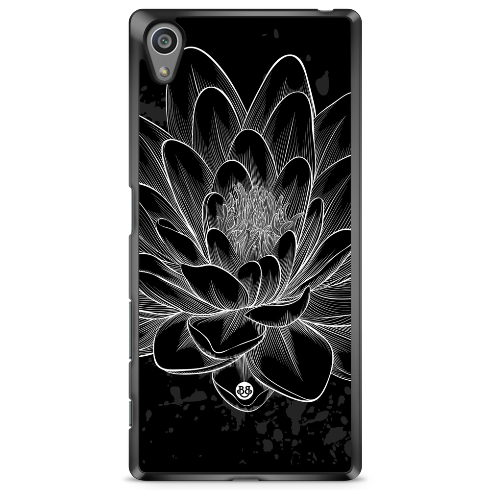 Sony Xperia Z5 Premium Case - Black/White Lotus