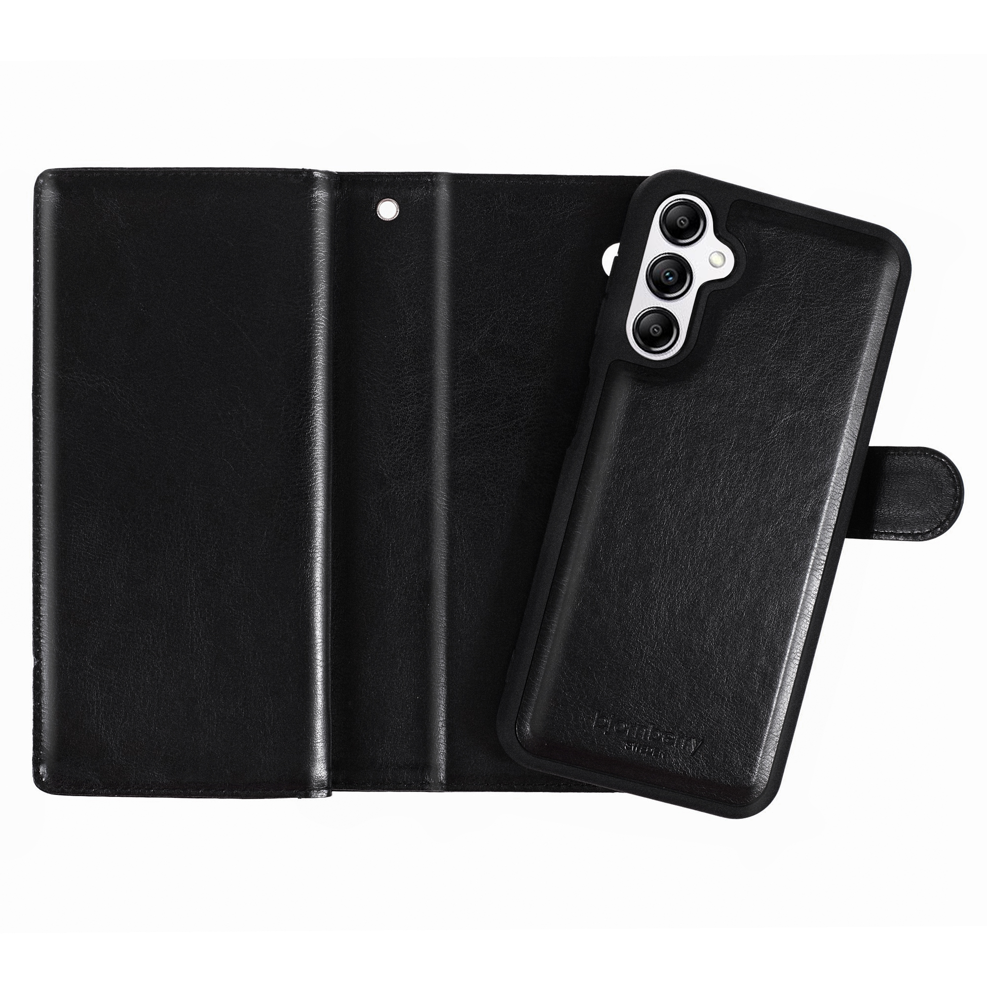 Samsung Galaxy A14 Magnet Wallet Case 9 CARD - MONOGRAM - Svart - 6