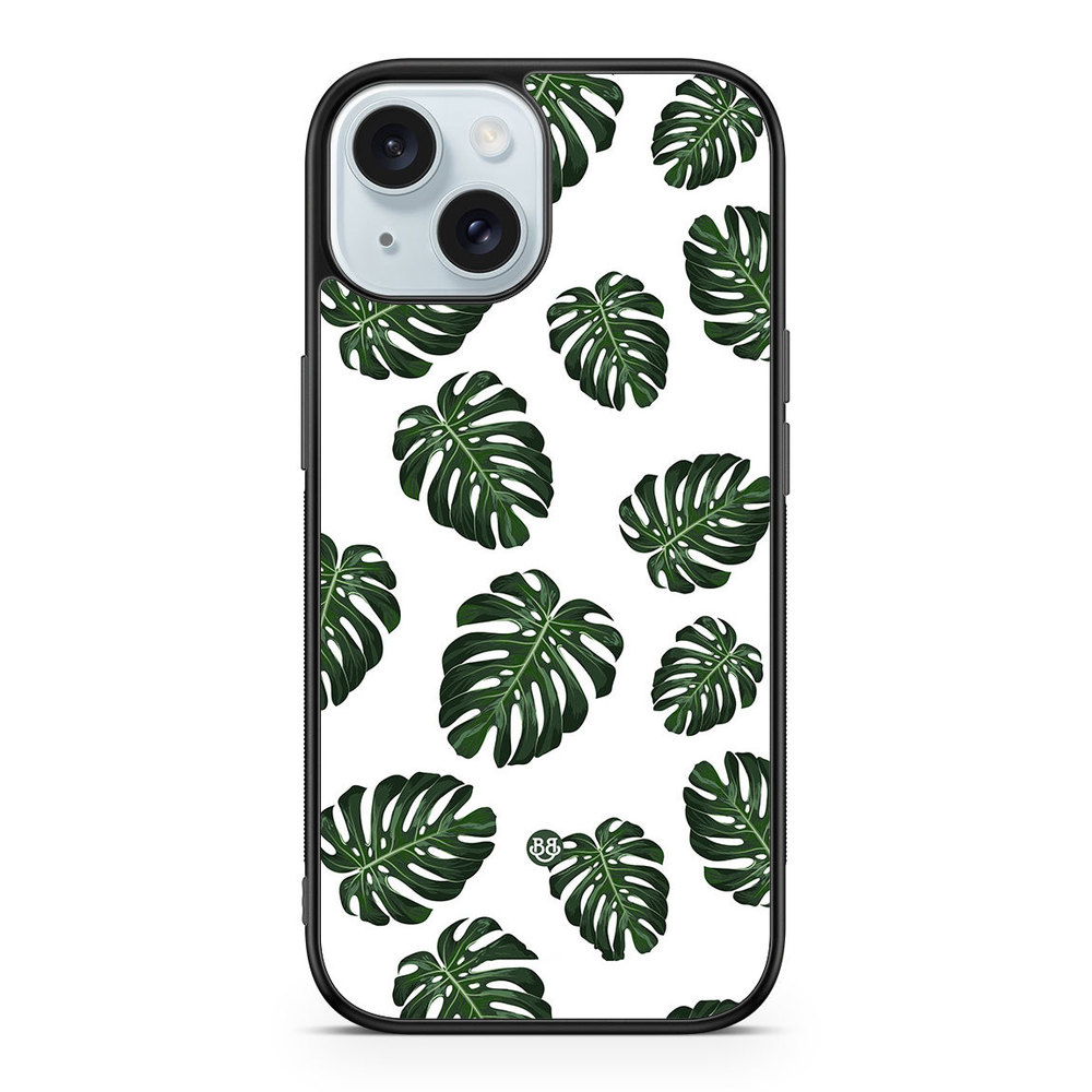iPhone 15 Case - Monstera Pattern