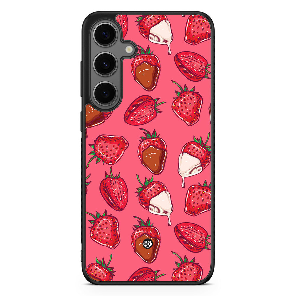Samsung Galaxy S24 Plus Case - Strawberry Chocolate