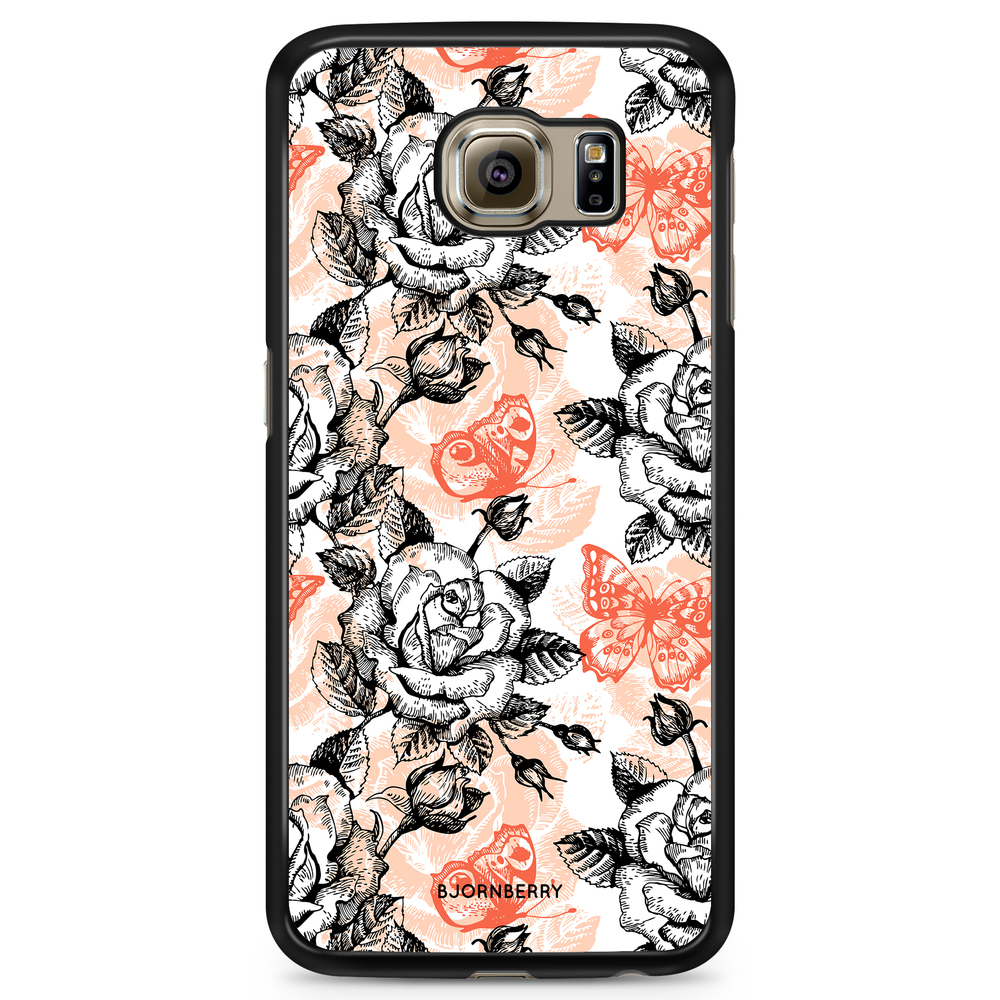 Samsung Galaxy S6 Edge+ Case - Roses & Butterflies