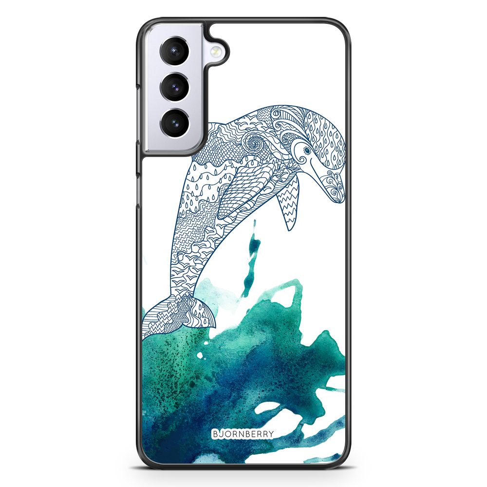 Samsung Galaxy S21 Plus Case - Mandala Dolphine