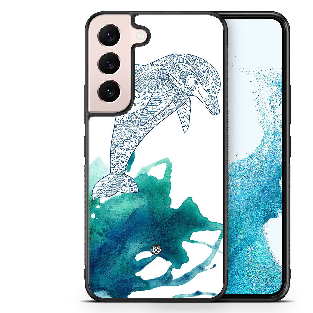 Samsung Galaxy S22 5G Case - Mandala Dolphin