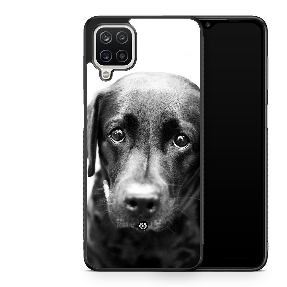 Samsung Galaxy A12 Case - Puppy eyes
