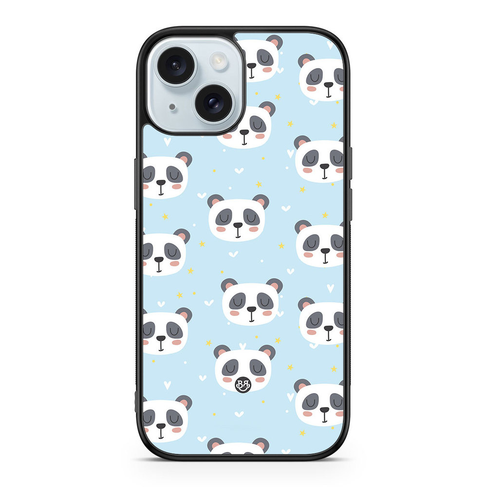iPhone 15 Case - Panda Pattern