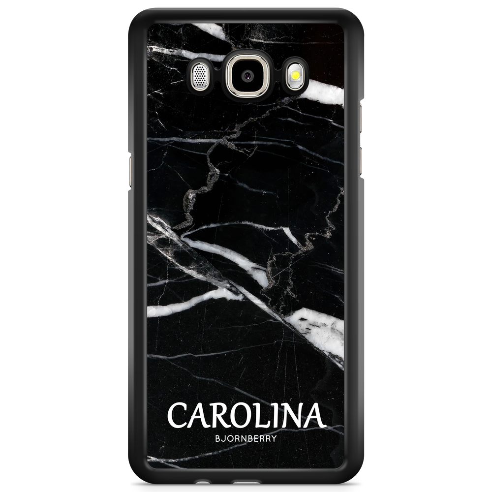 Samsung Galaxy J3 (2016) Case Custom - Black Marble Name