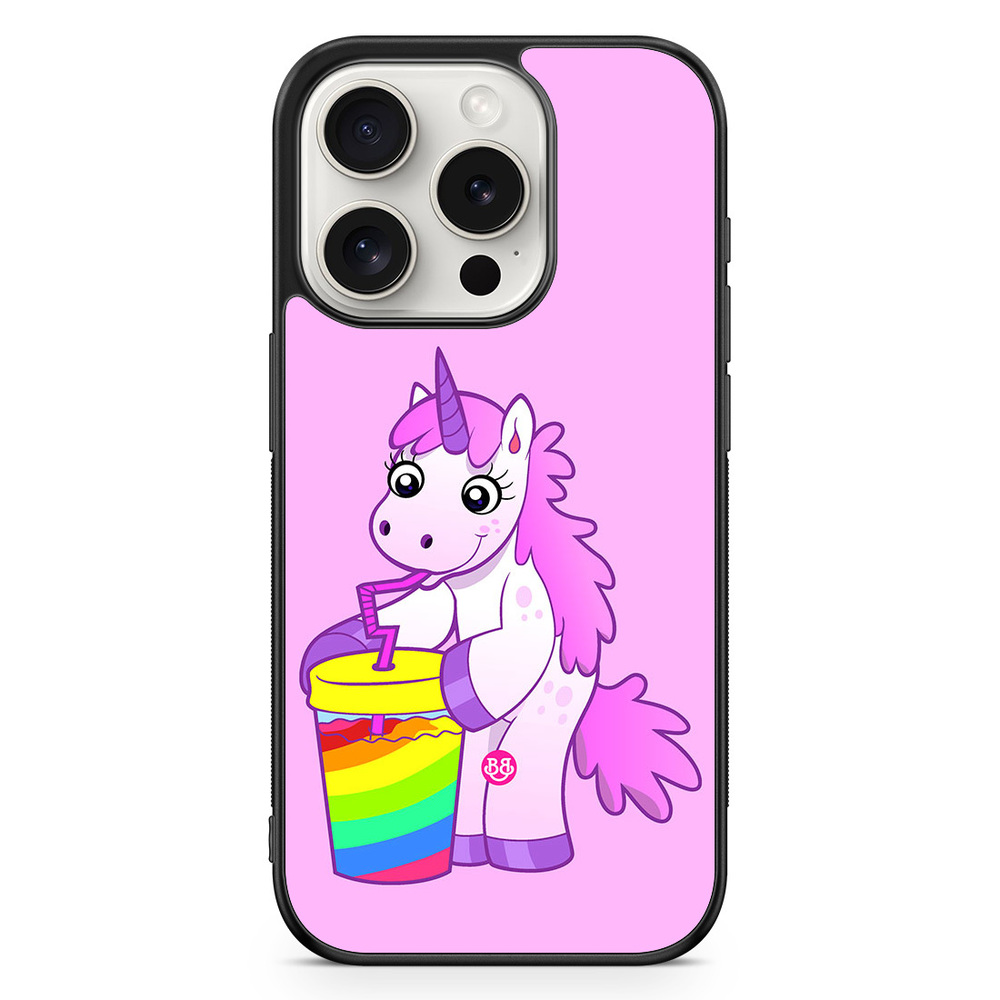 iPhone 15 Pro Case - Drinking Unicorn