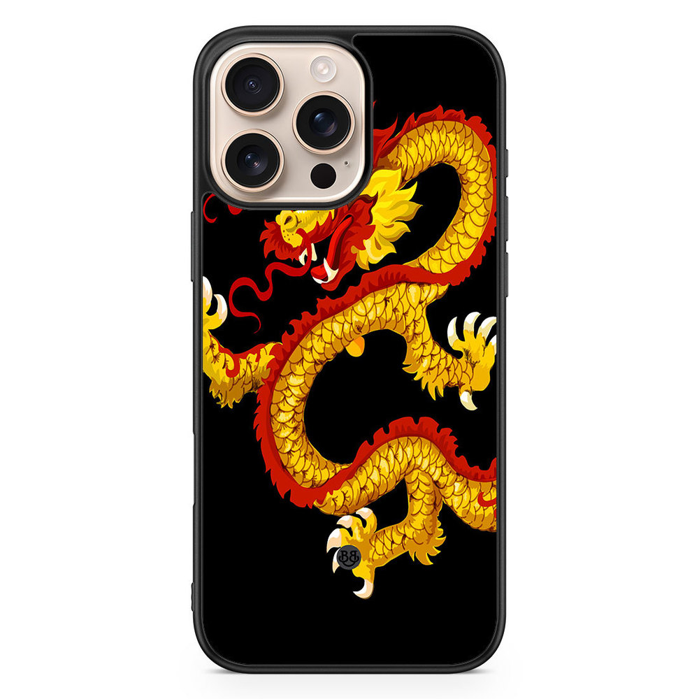 iPhone 16 Pro Max Skal - Gul Drake