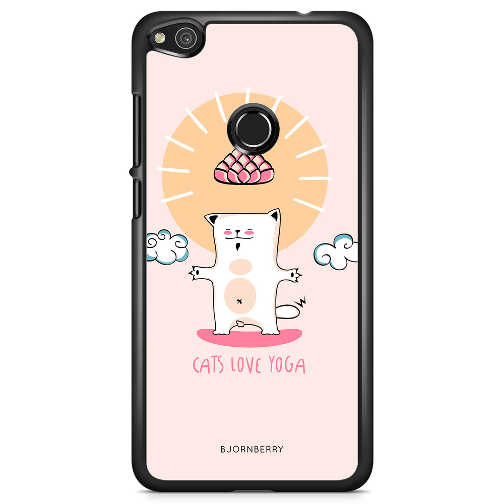 Huawei Honor 8 Lite Case - Yoga Cat Nr1