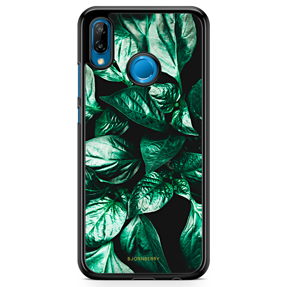 Huawei P20 Lite Case - Green Leaves